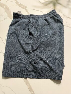 lululemon athletica Navy Micro-Pattern Men’s Shorts
